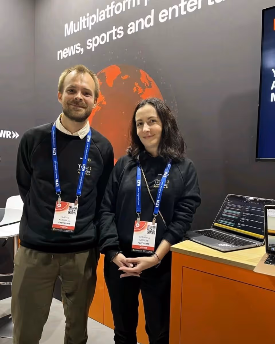 Factiverse at IBC 2024