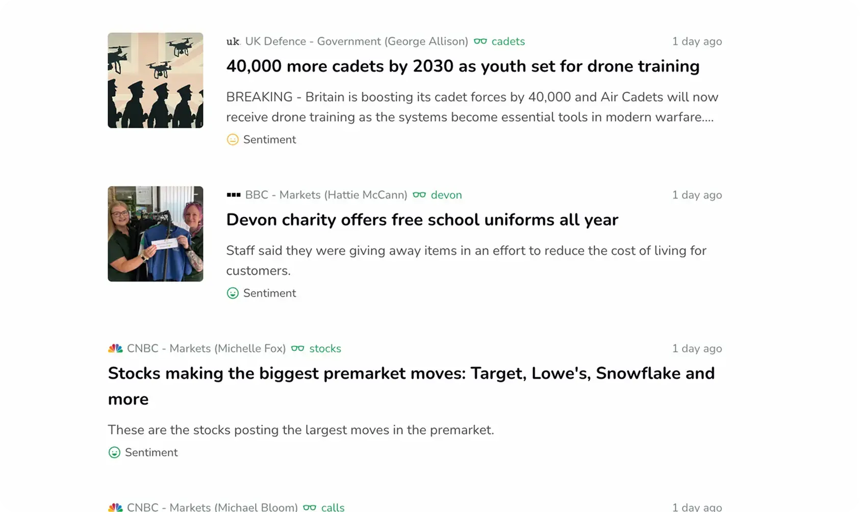 ReadPartner's news monitoring