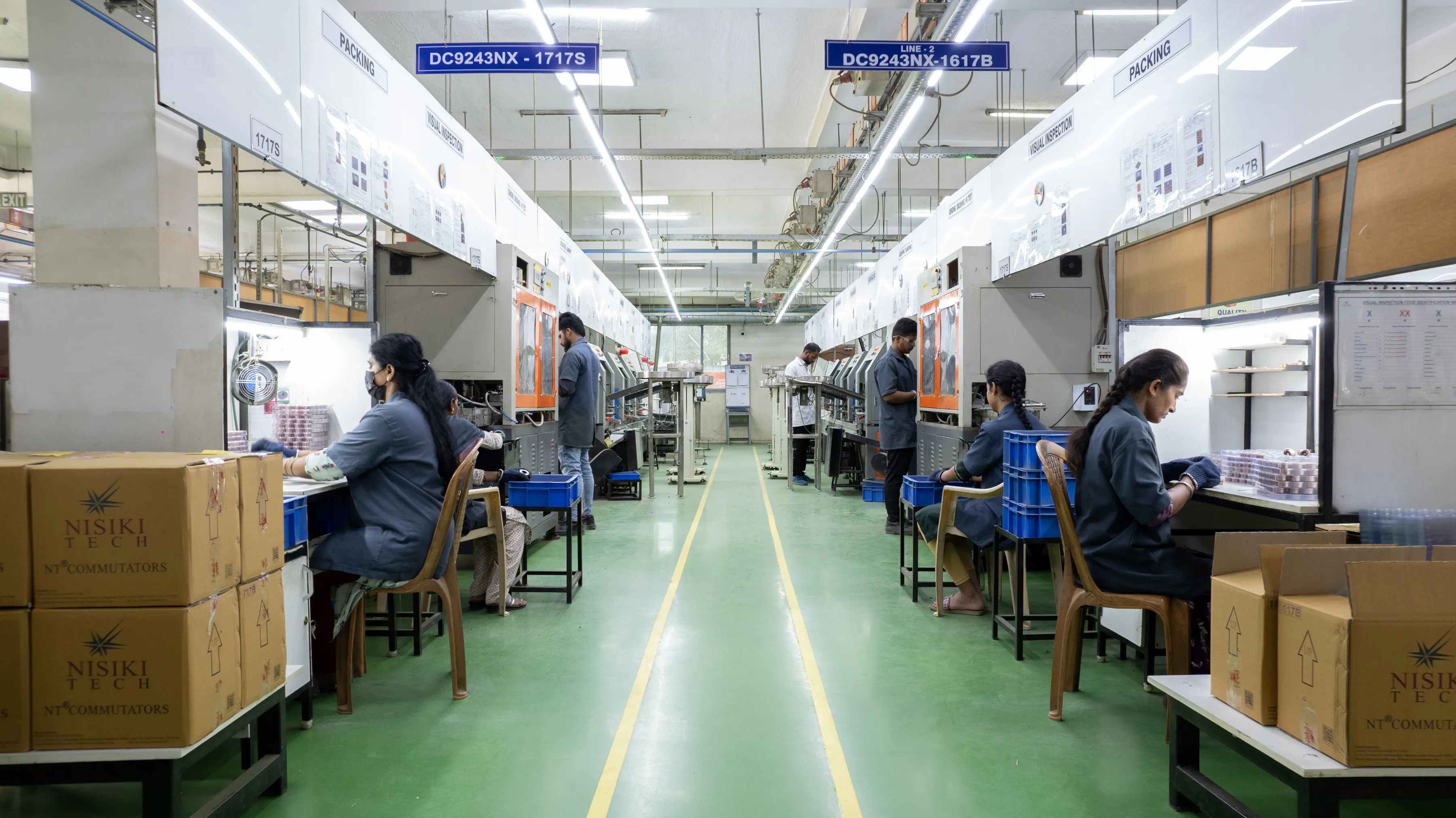 Aerial view of the Nisiki manufacturing facility in Bangalore