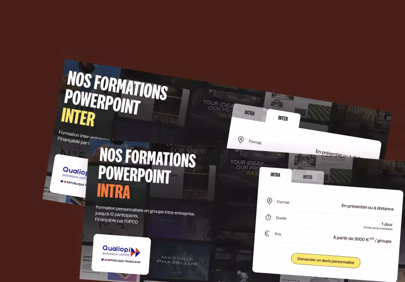 Formations powerpoint inter et intra