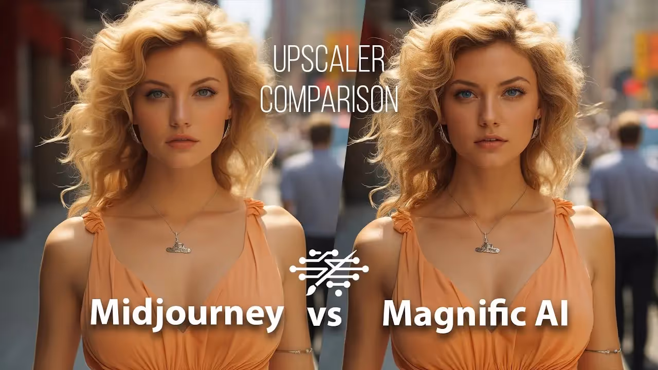 Résultat AI Magnific.ai comparaison Midjourney