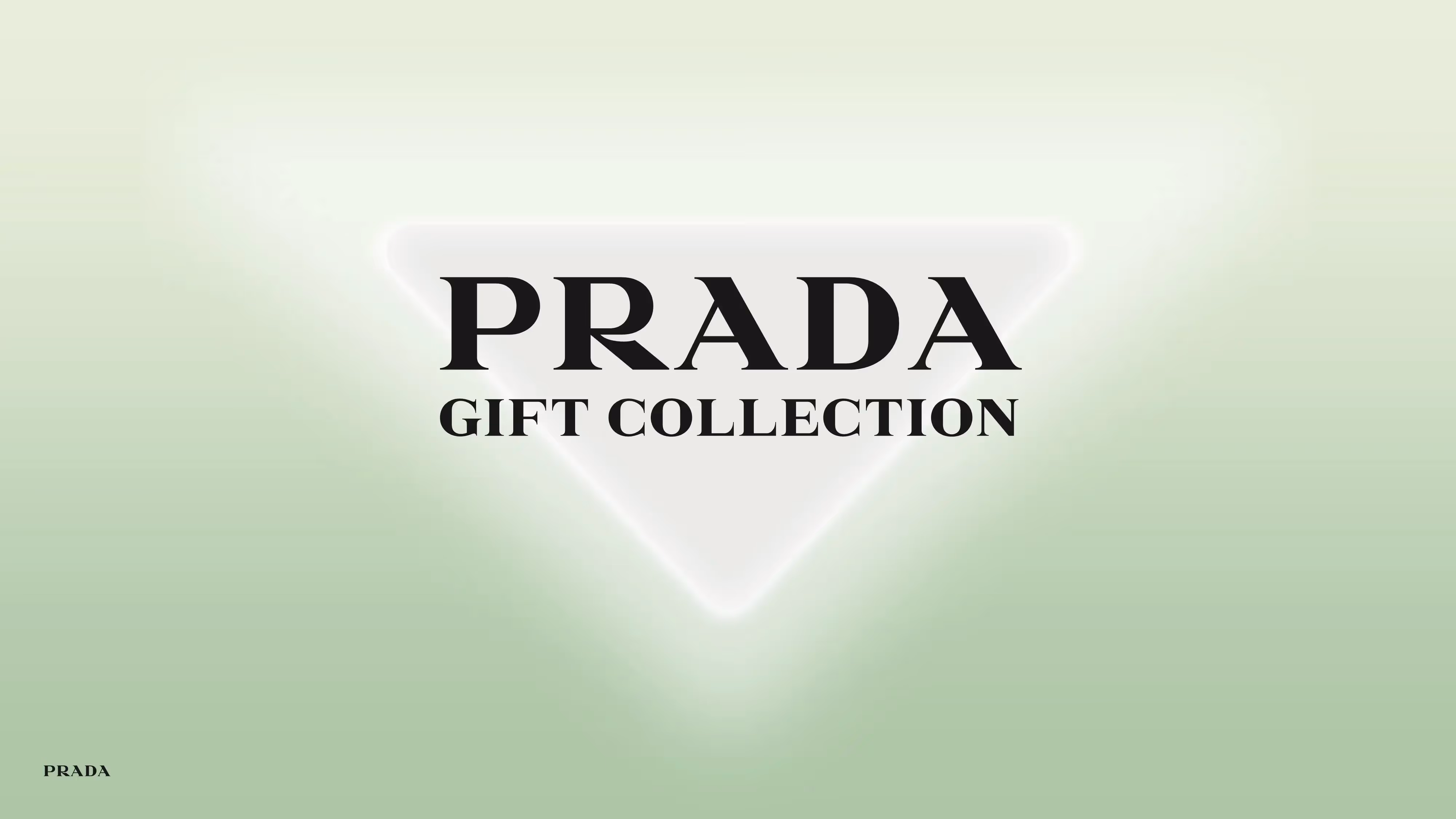 Slide de couverture de la présentation powerpoint Prada