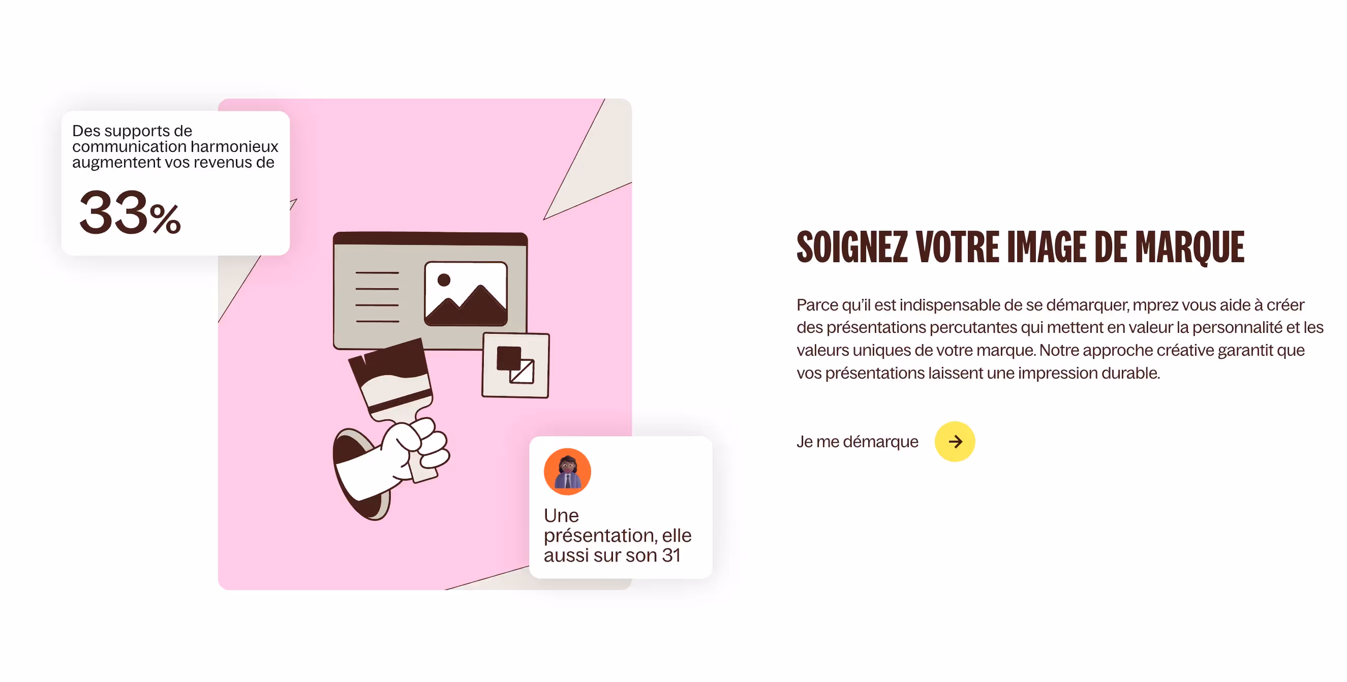 Importance de l'image de marque et des choix visuels