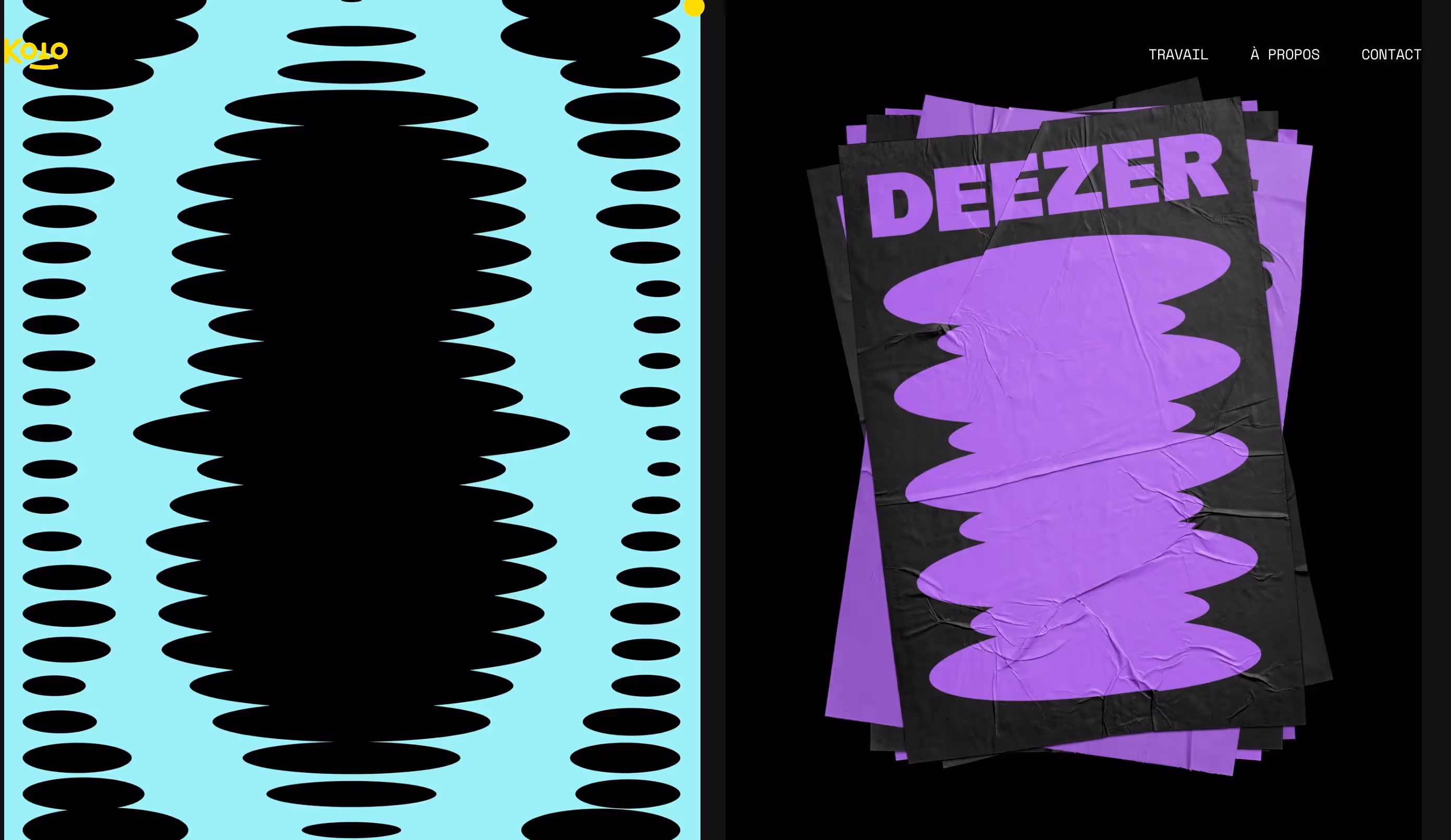 Affiches pour la refonte de Deezer