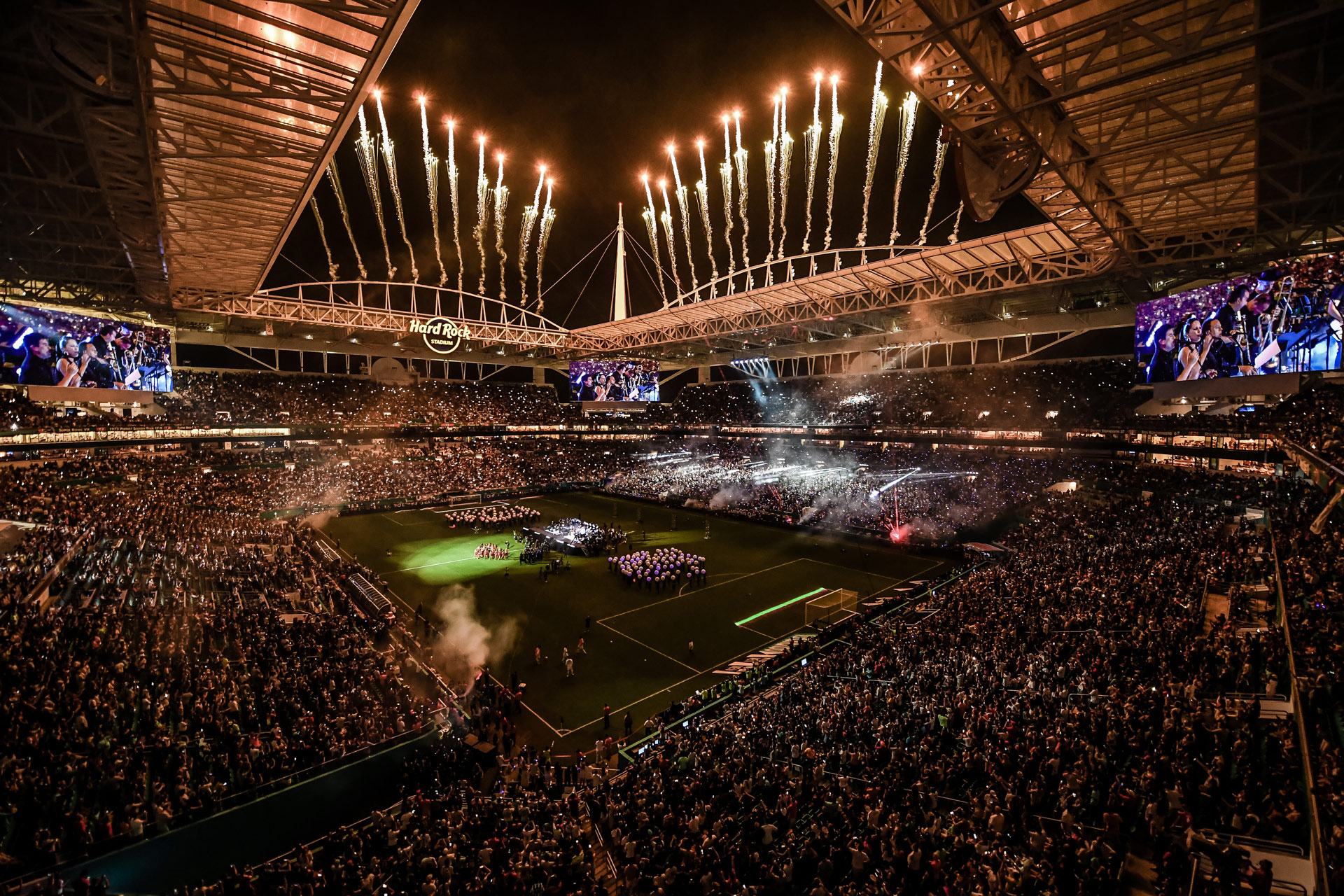 Football game at Hard Rock Stadium with luxury chauffeured service in Miami