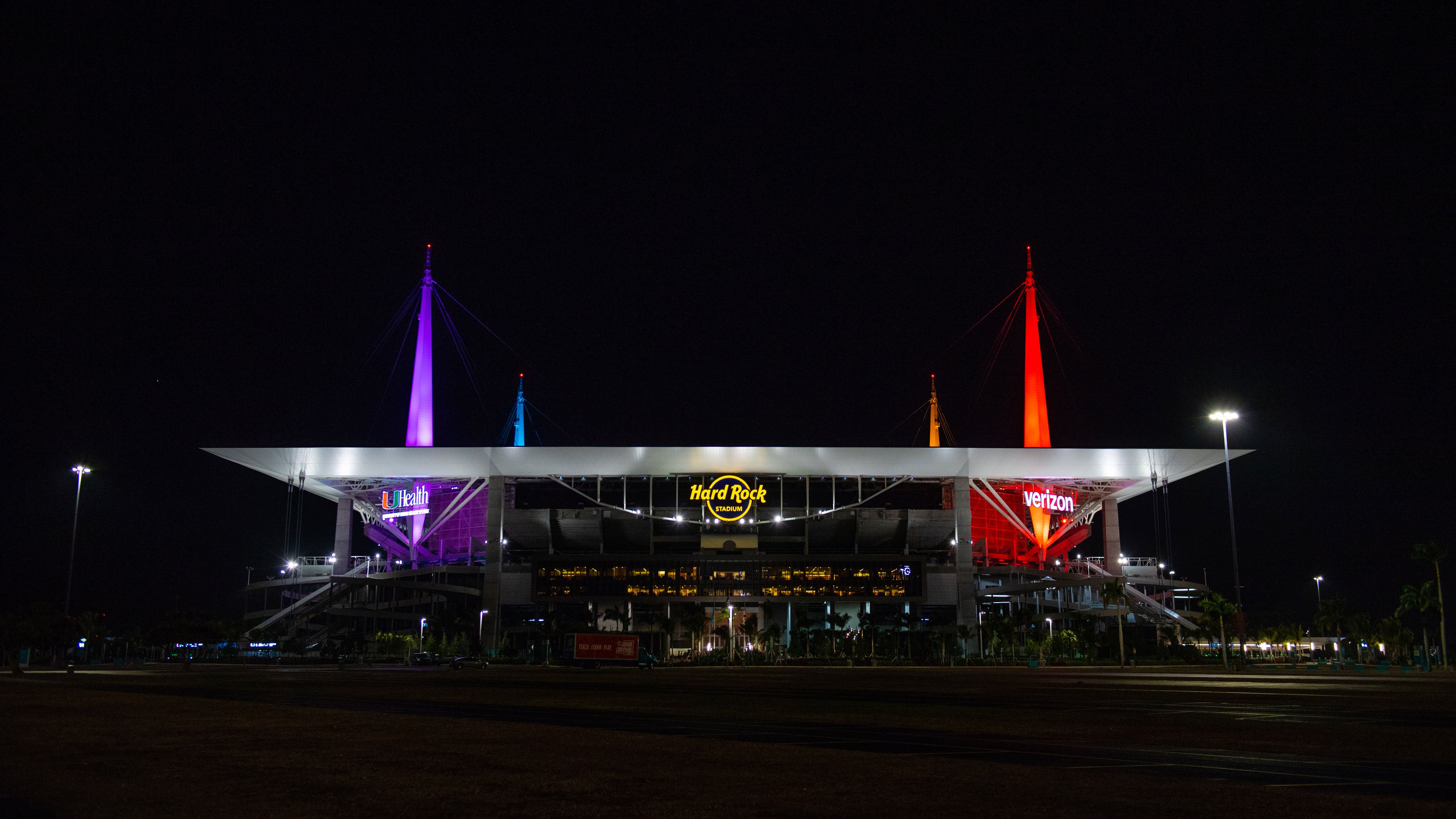 Hard Rock Stadium Miami with luxury car service for event transportation
