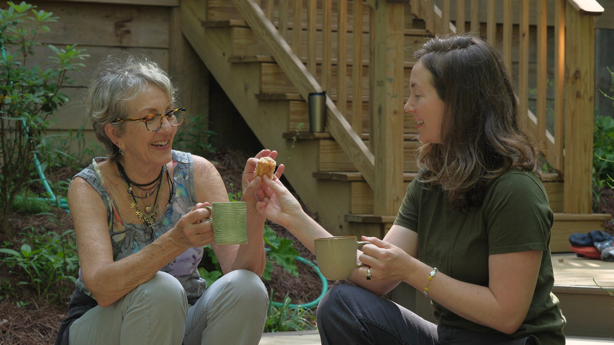 Morning Coffee at Honey Cabin 