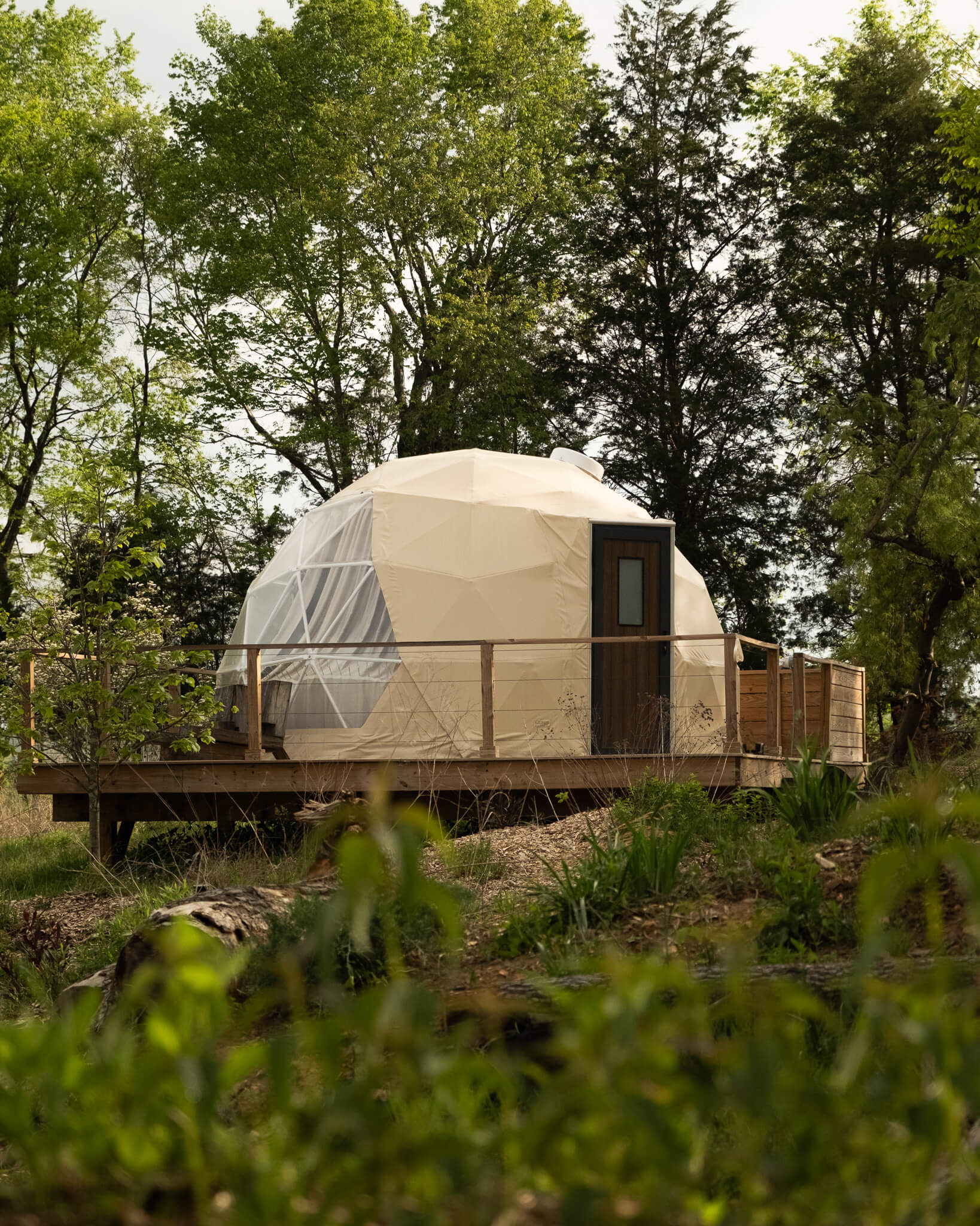 Geodomes in Spring