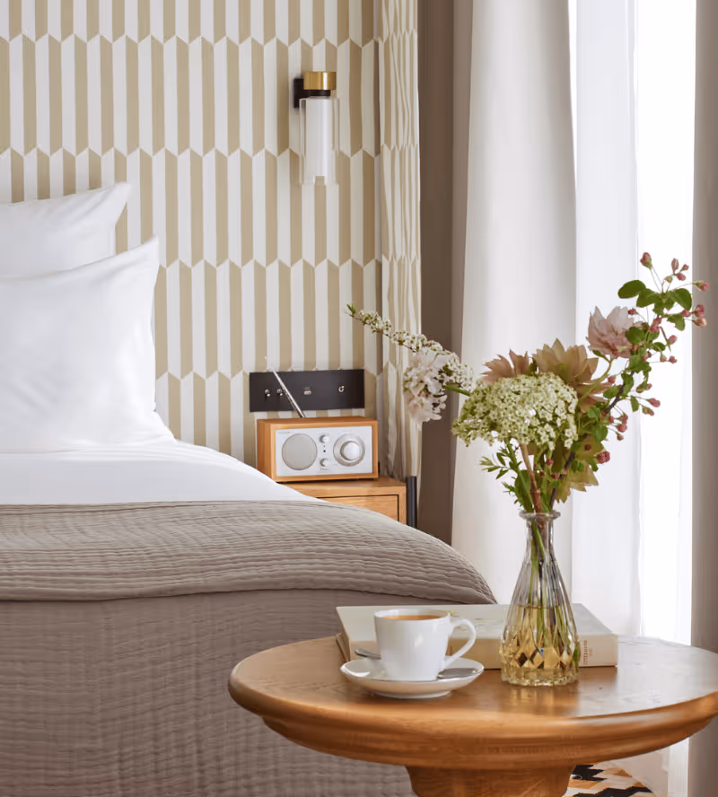 Contact information to book a Parisian stay at the Noucha Hotel
