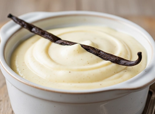 Crème vanille enrichie pour lutter contre la dénutrition