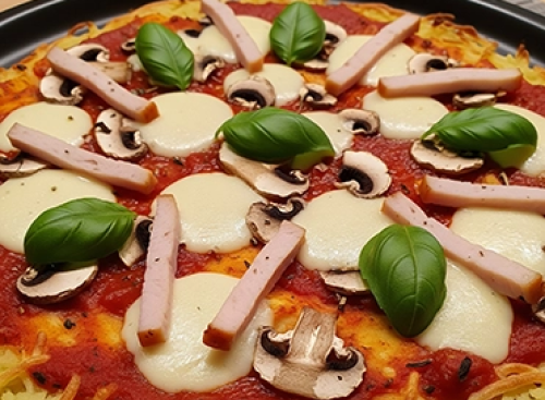 Pizza adaptée aux troubles de la déglutition