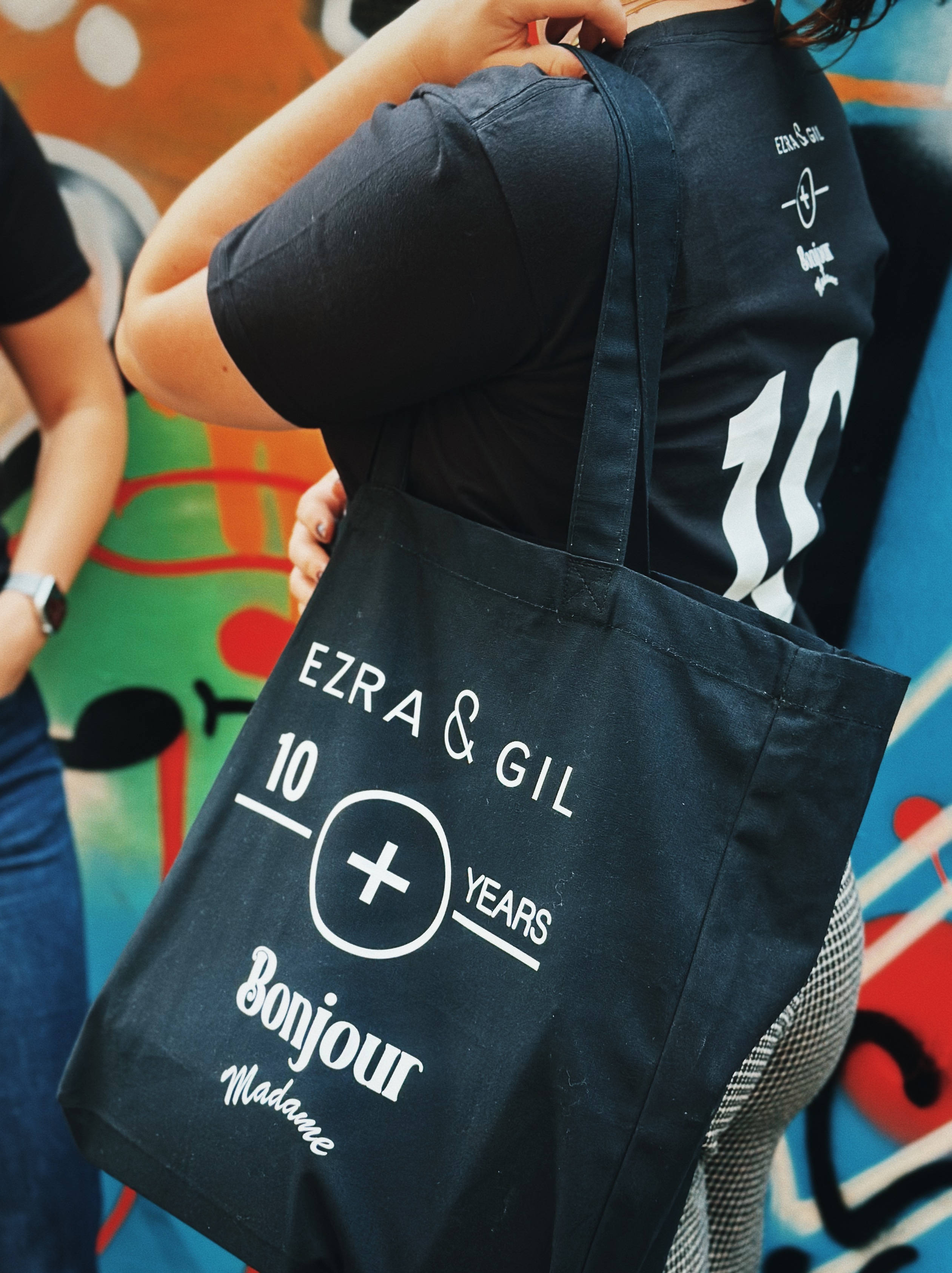 Ezra & Gil X B4BASICS BONJOUR MADAME Tote Bag
