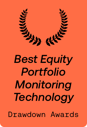 Winner, Best Equity Portfolio Monitoring Technology, Drawdown Awards 2026