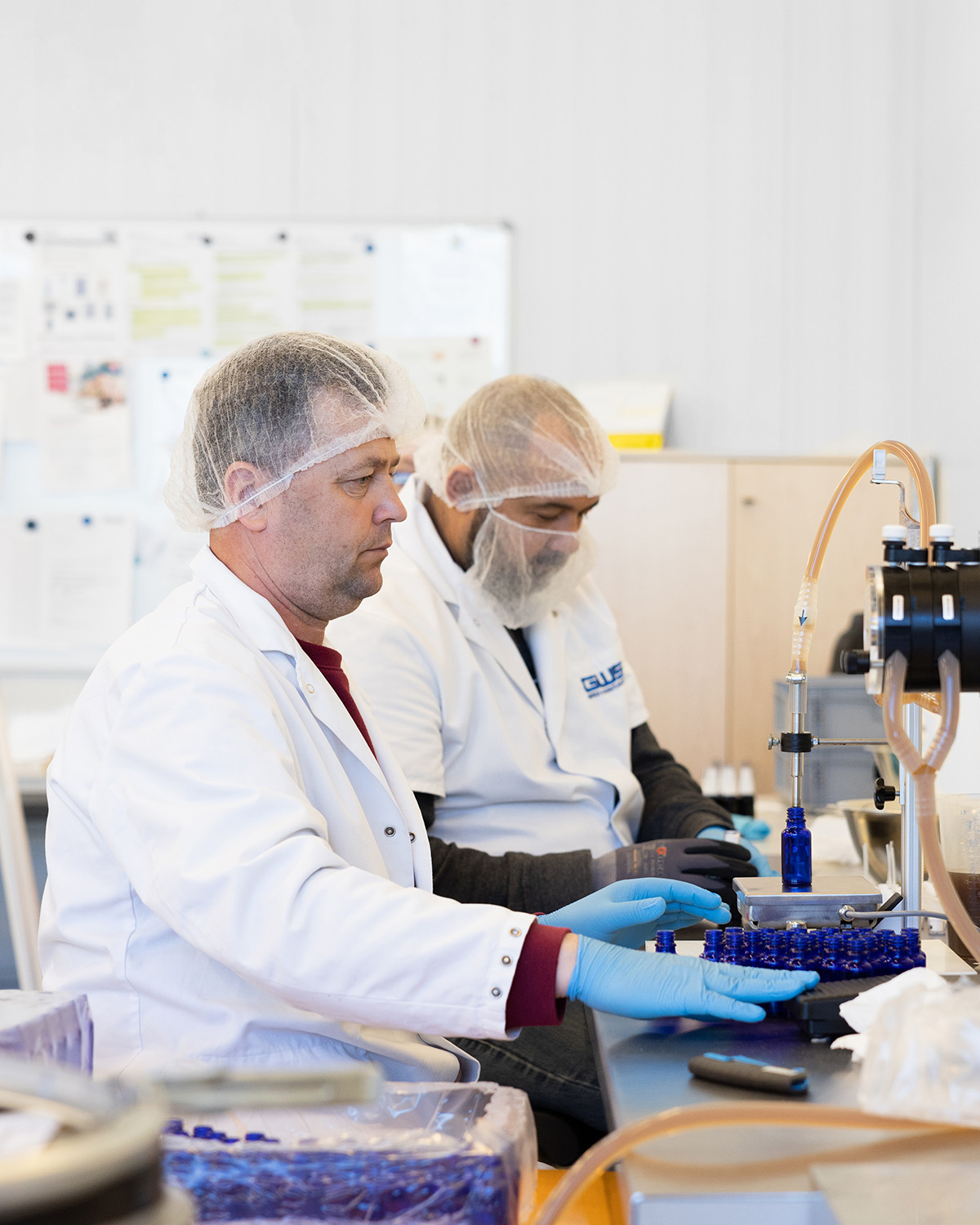 Abfüllung von Flüssigkeiten in der GWS