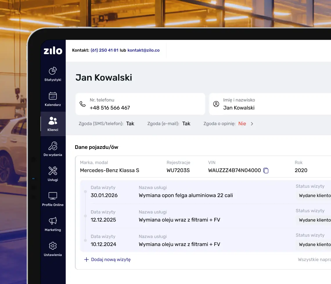 Integracja umawiania online na DobryMechanik.pl z wizytówką Google Moja Firma