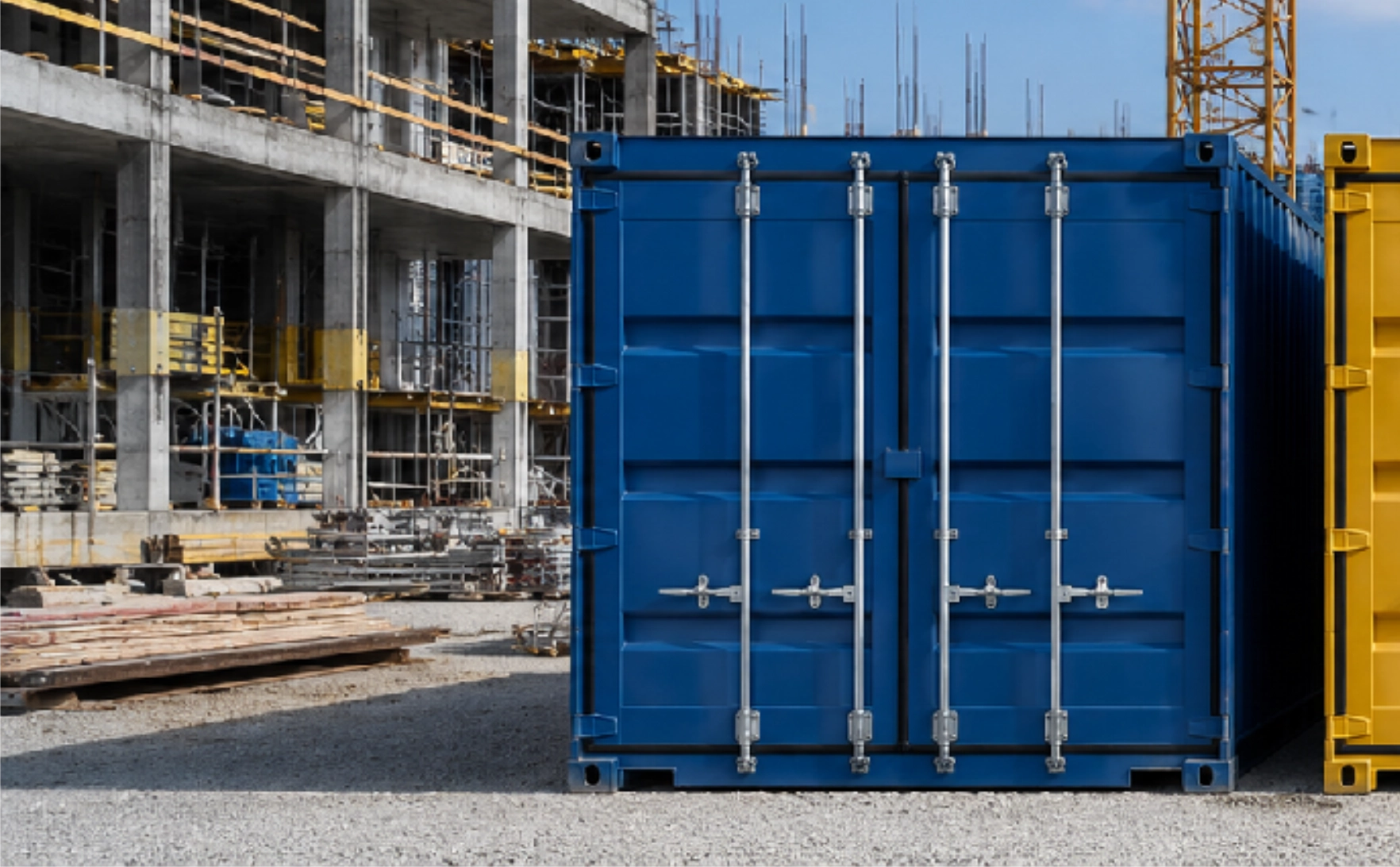 Containerschloss mit digitaler Zutrittskontrolle