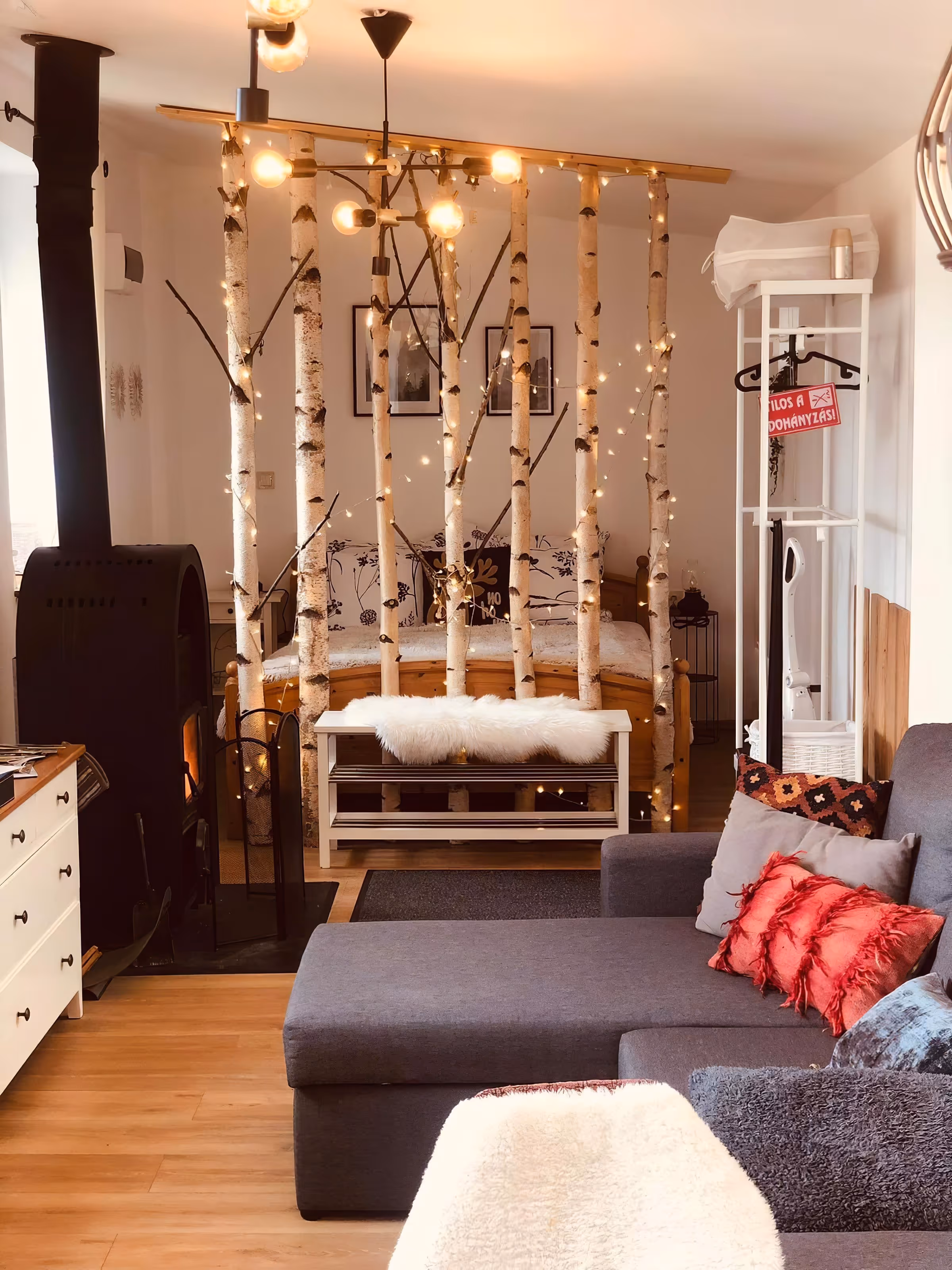 Larix house from inside