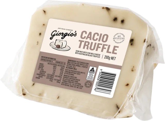 Giorgio's Cacio Truffle pack