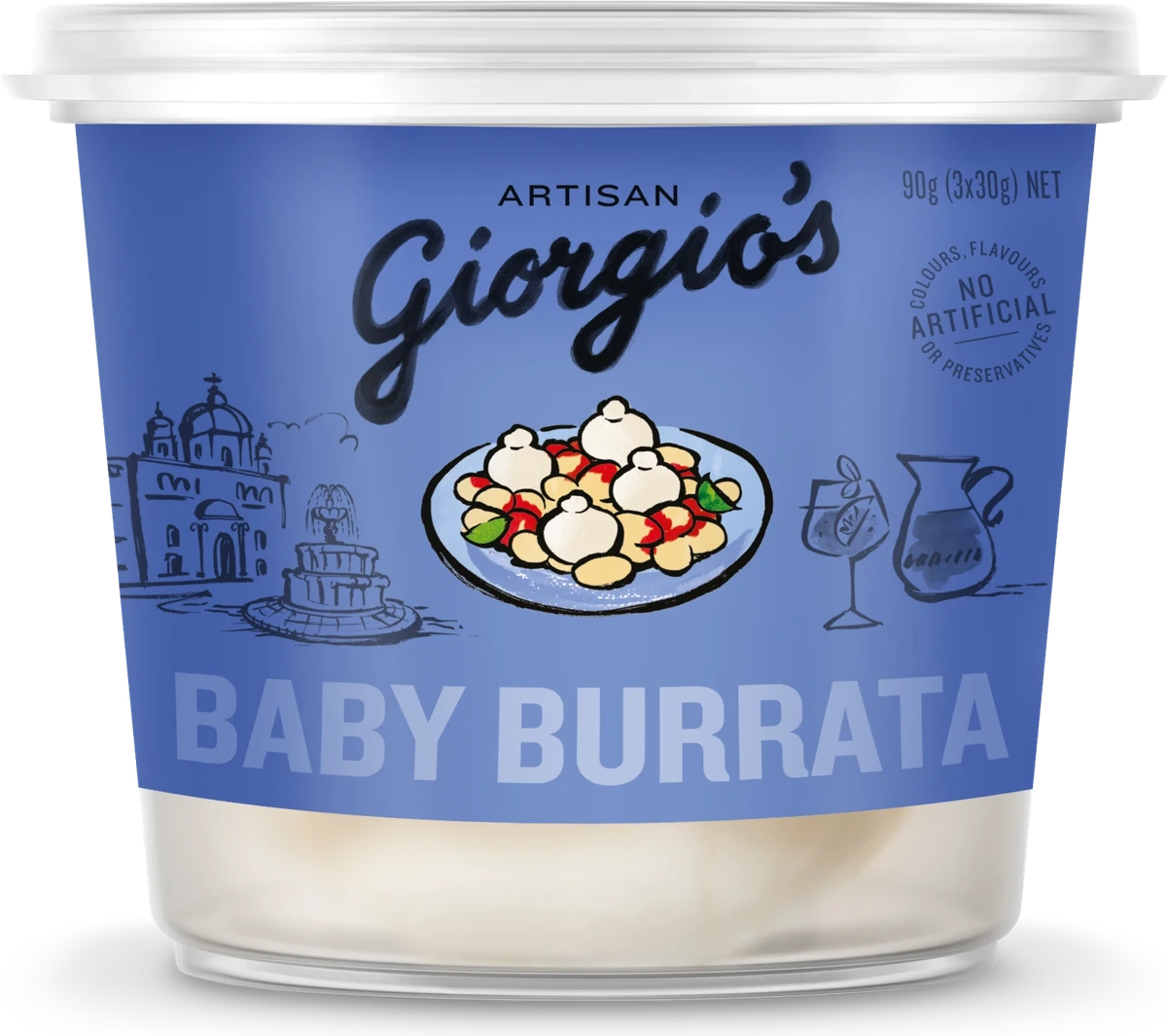 Giorgio's Baby Burrata pack