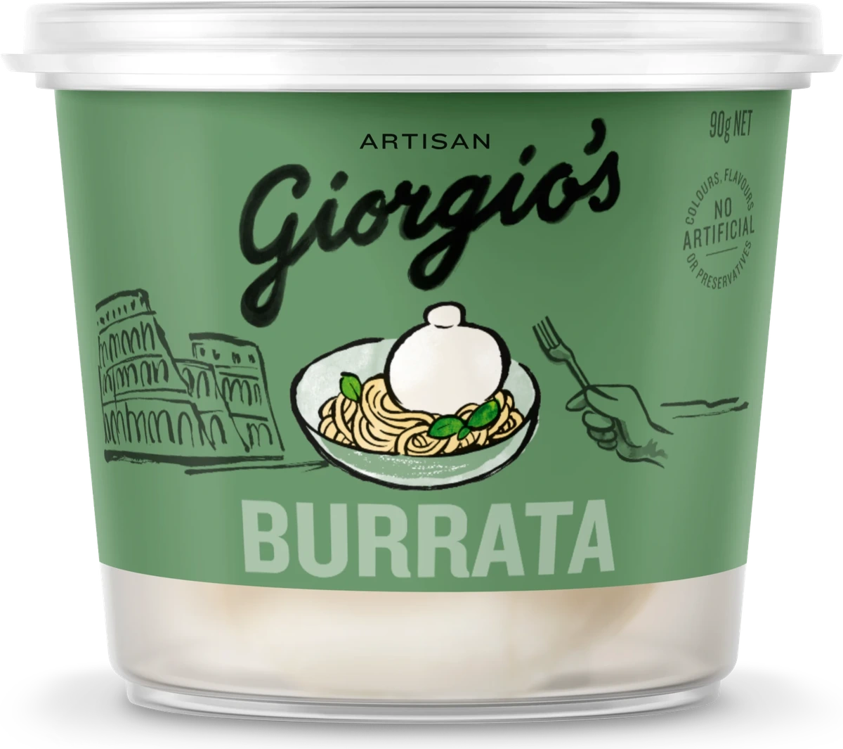 Giorgio's Burrata pack