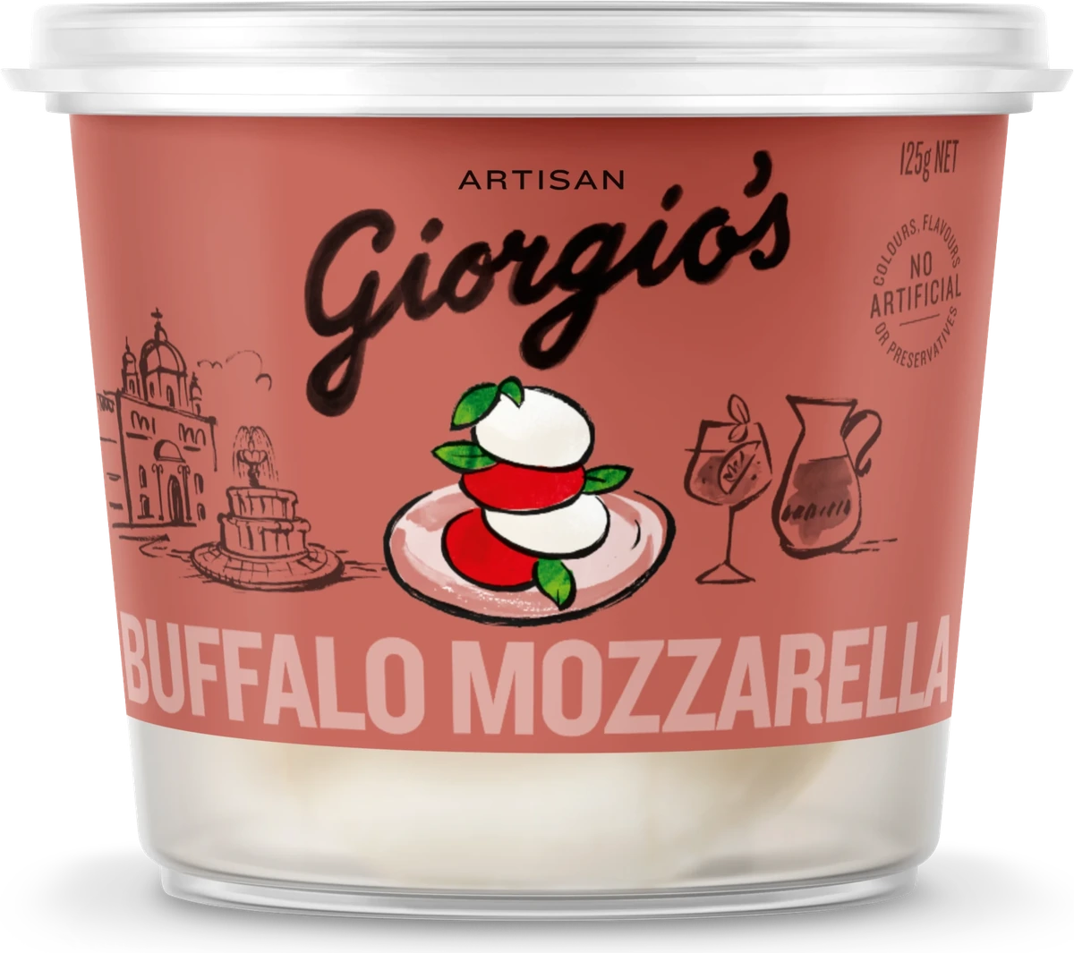 Giorgio's Buffalo Mozzarella pack