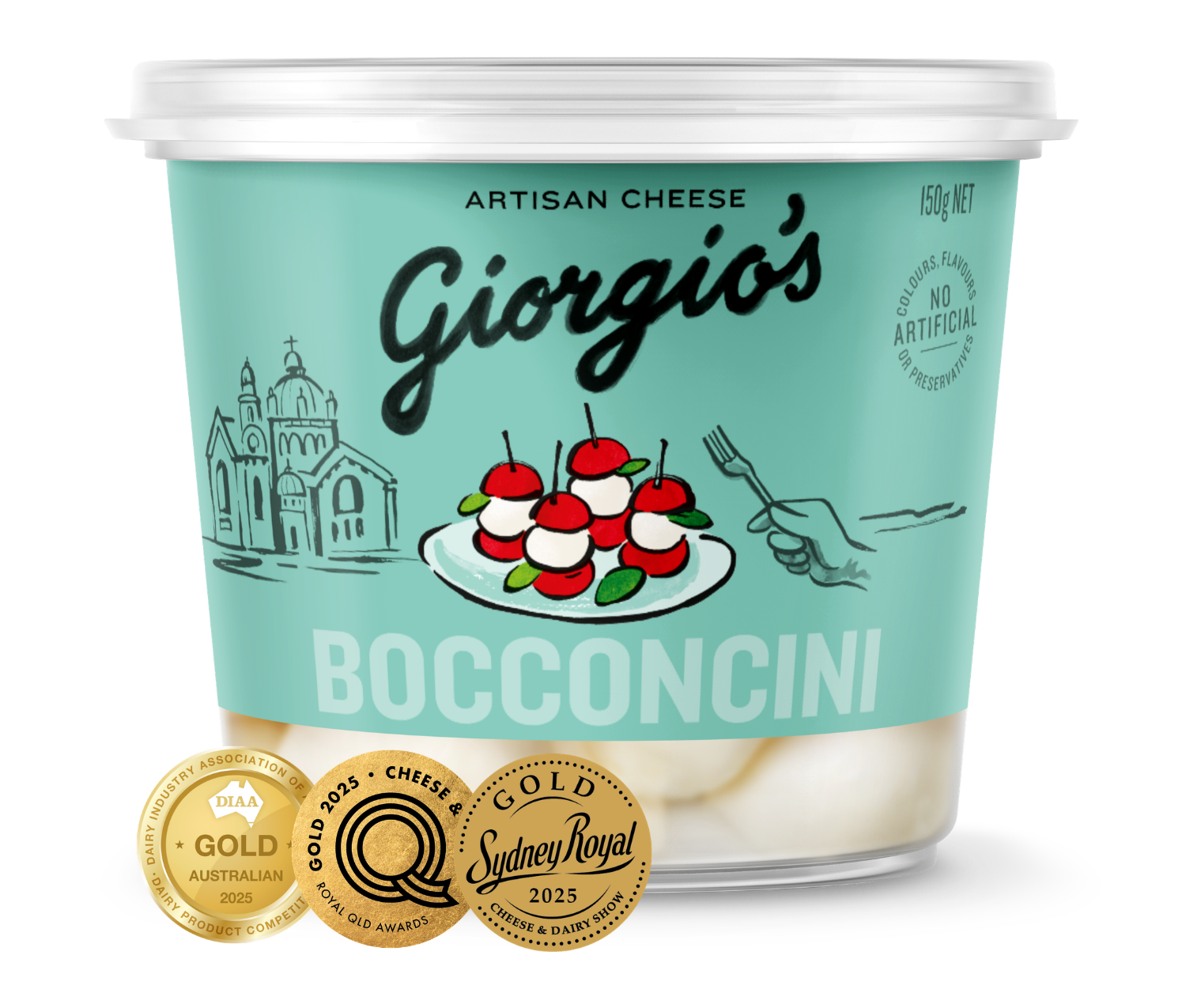 Pan Fried Bocconcini with Olives