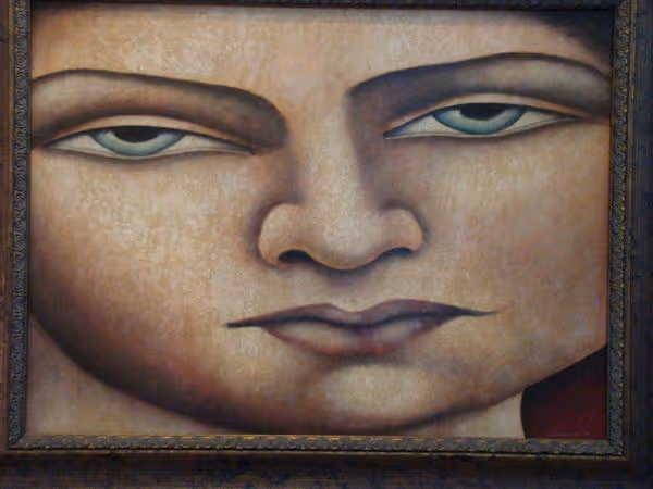  Afra (acrylic on board, framed)