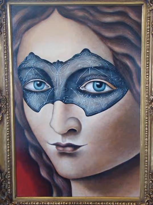  Fillegraeia (acrylic on board, framed by artist)