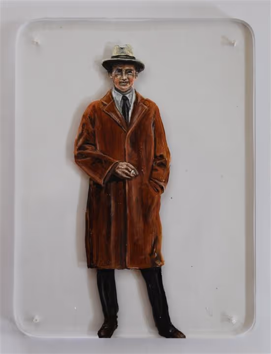  The Gentle Men series (oil on perspex)