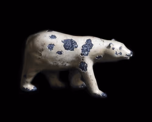 'Percy' (acrylic) 355 x 405 mm framed)