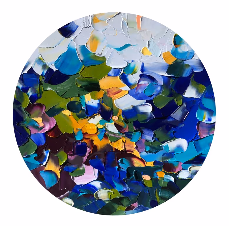  Aligning Planets (oil 500mm d)