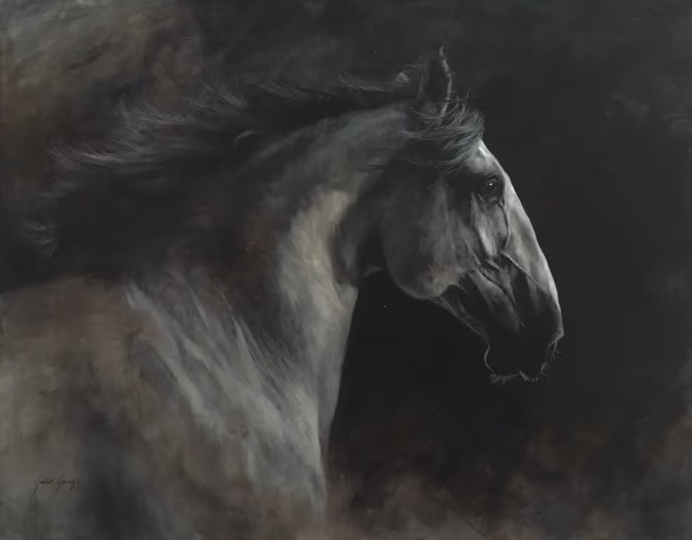 Fugaz (oil on canvas, 550 x 700 mm plus frame)