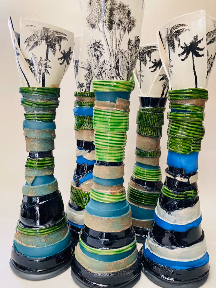 Native Trees (hand-built ceramics) - various dimensions