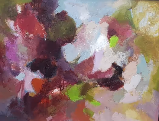 Olive-Lime-Plum (540 x 690 - oil)