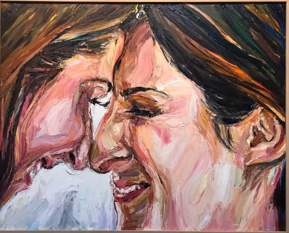 Homecoming (oil on canvas, box framed 156 x 126cm)