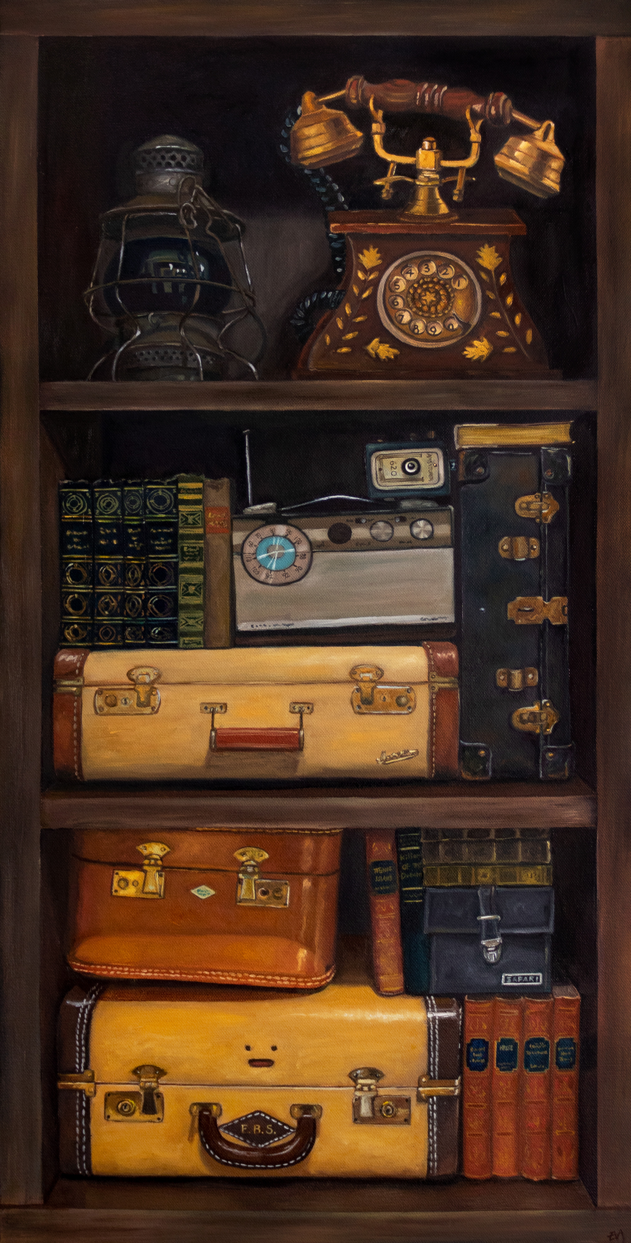 "Timeless Collection" - 37.5 x76cm (oil on canvas)
