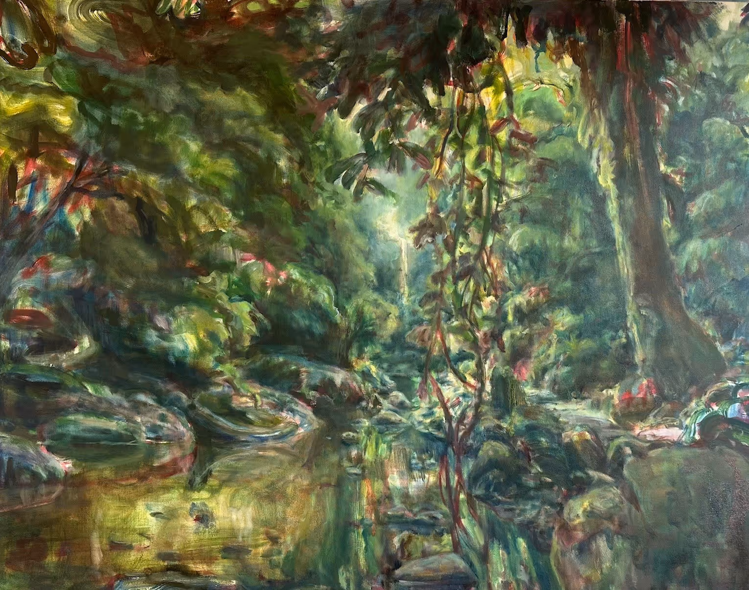 Anya Sinclair "Untitled" oil on canvas, 1400 x 1100mm