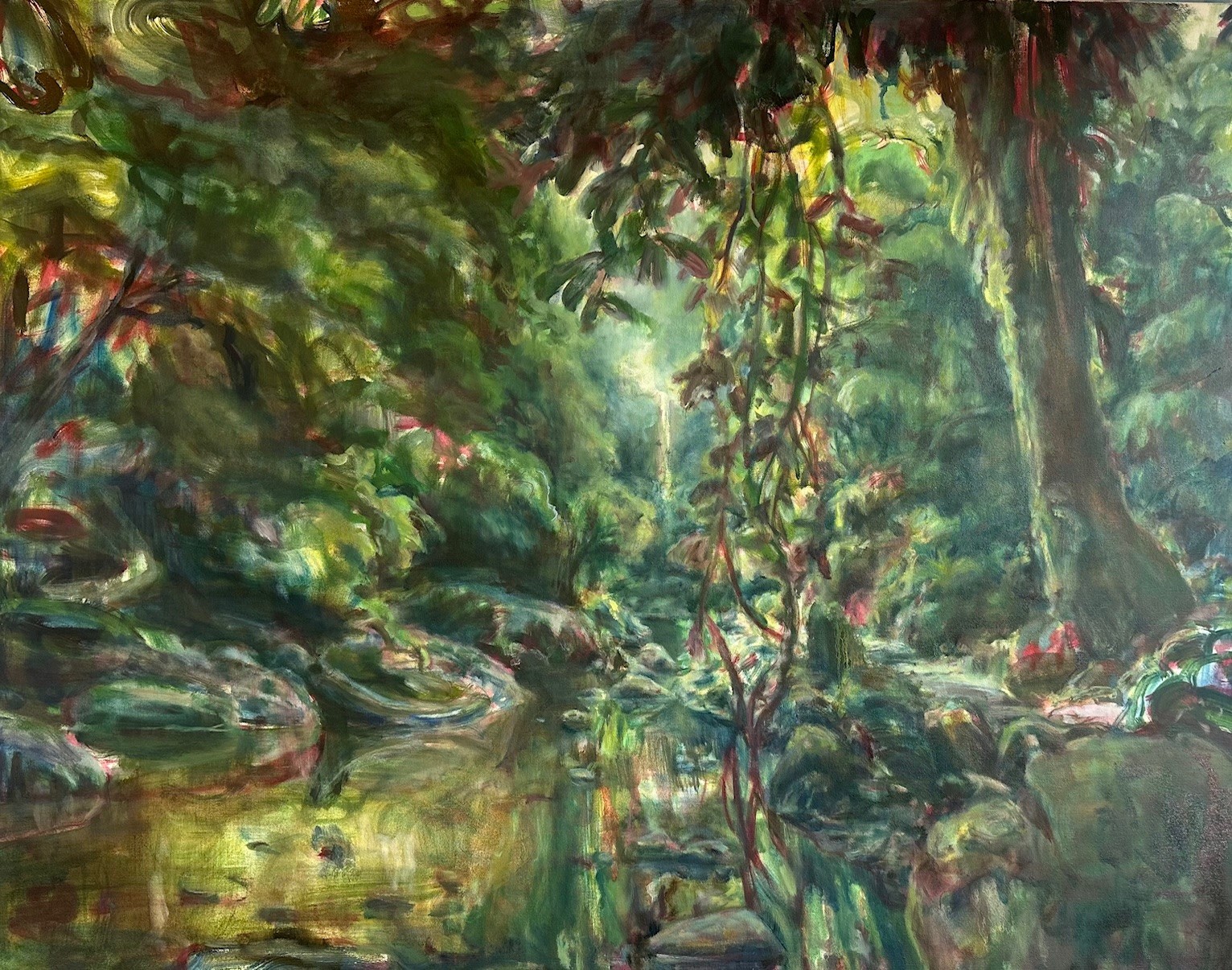 Anya Sinclair "Untitled" oil on canvas, 1400 x 1100mm 