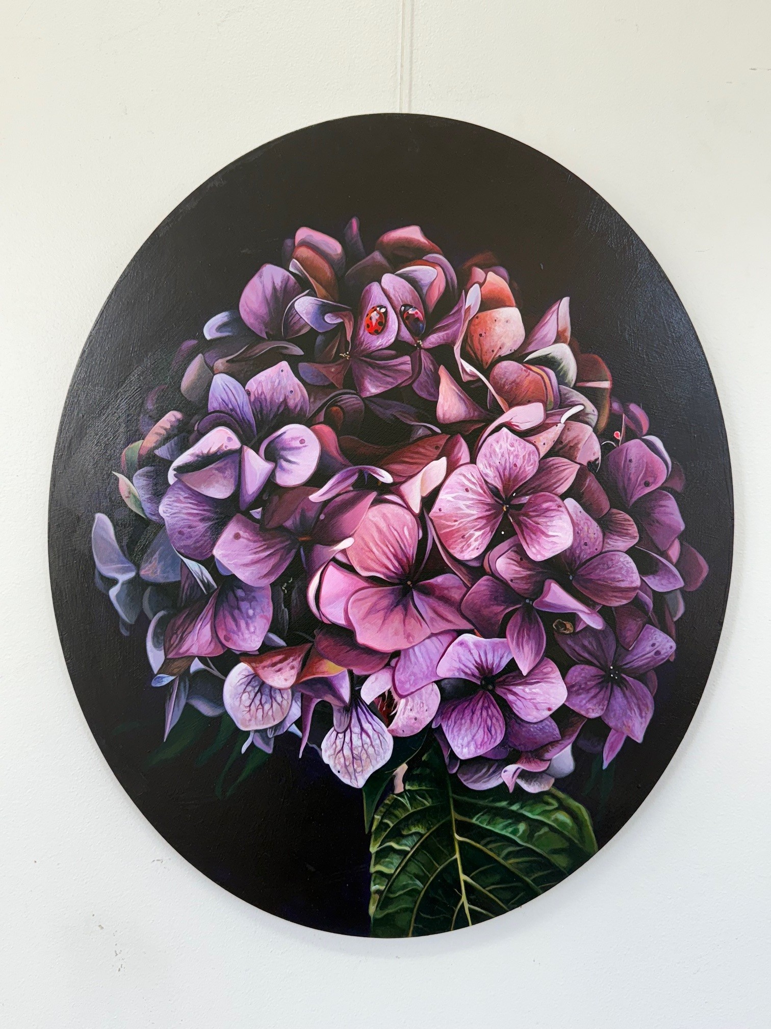 'Magic Mirror' acrylic on panel 500 x 600mm 