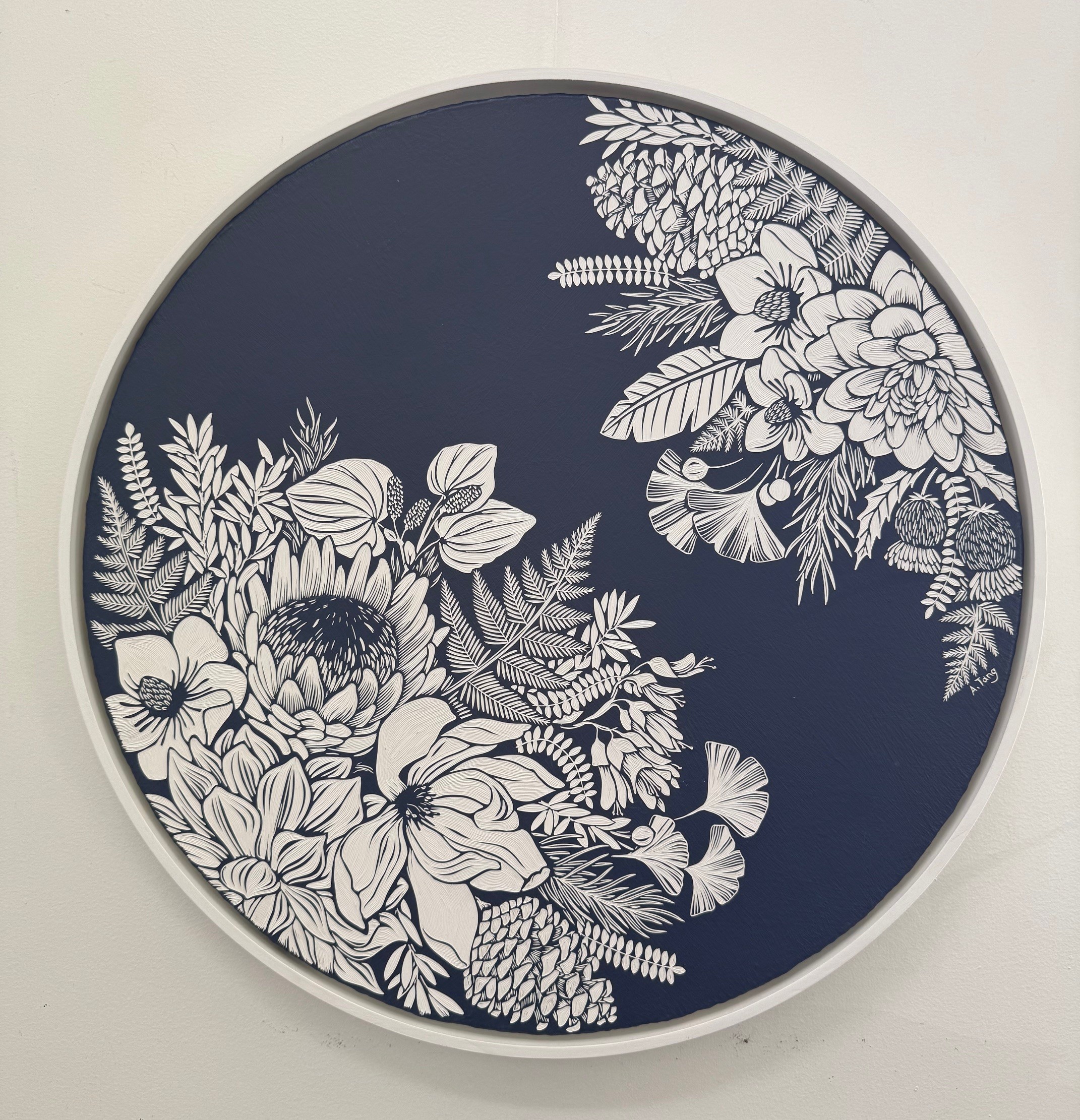 "Floral Arrangement" 640mm d 