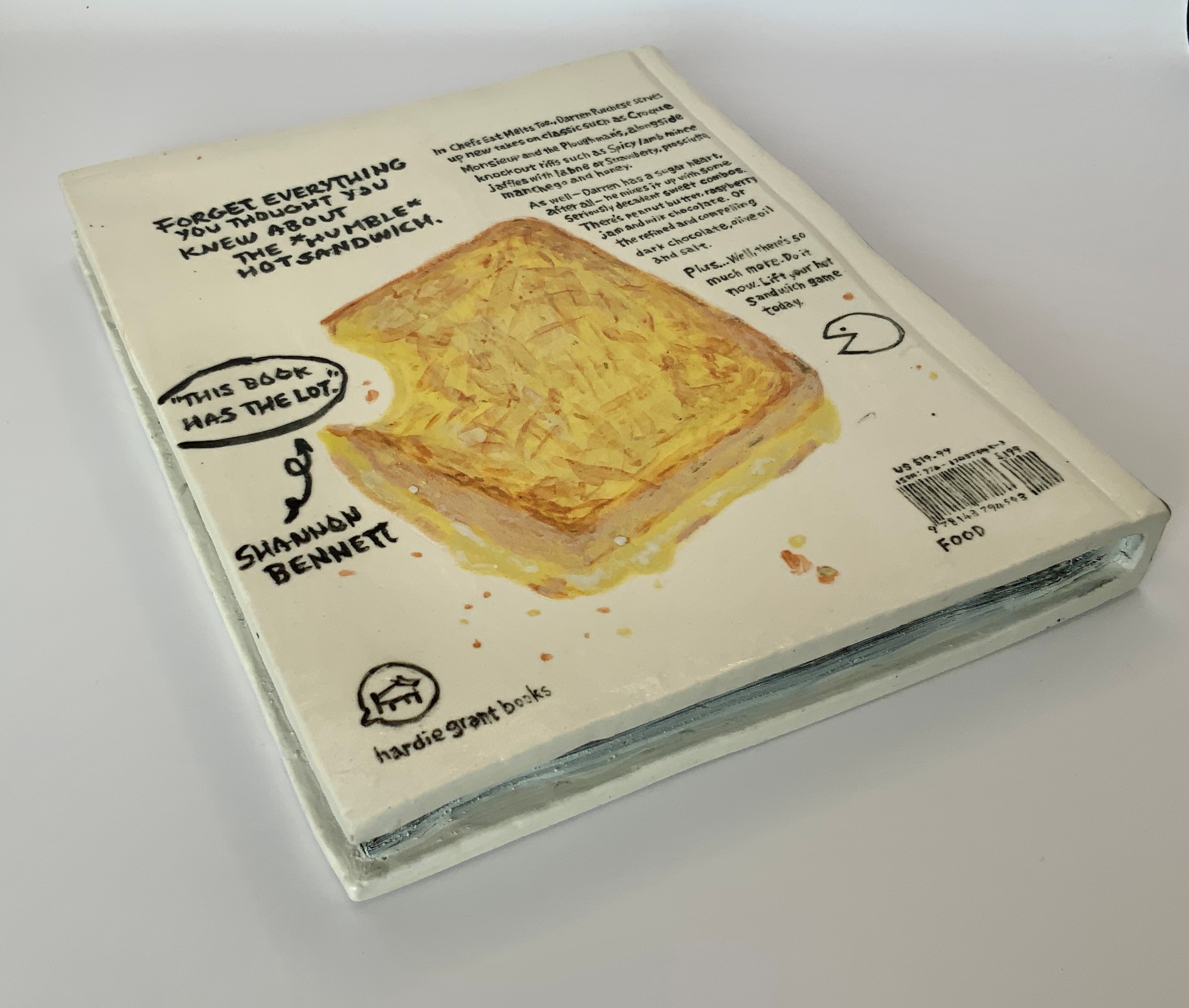 Book (back) -  17 x 21 x 2.5 cm (ceramic) 