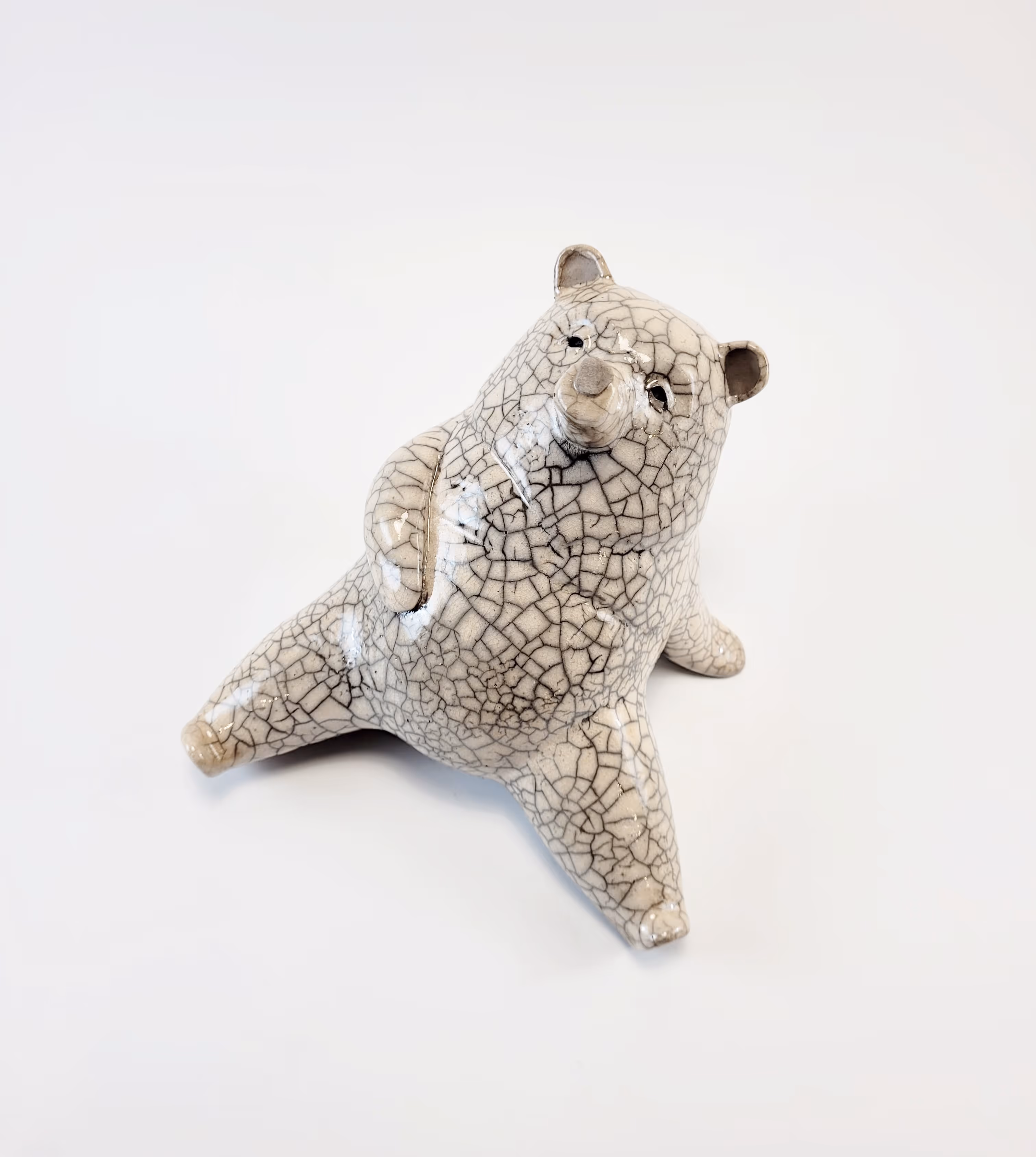 'Nope not Today ii" - ceramic sculpture 155 x 220 x 200 mm