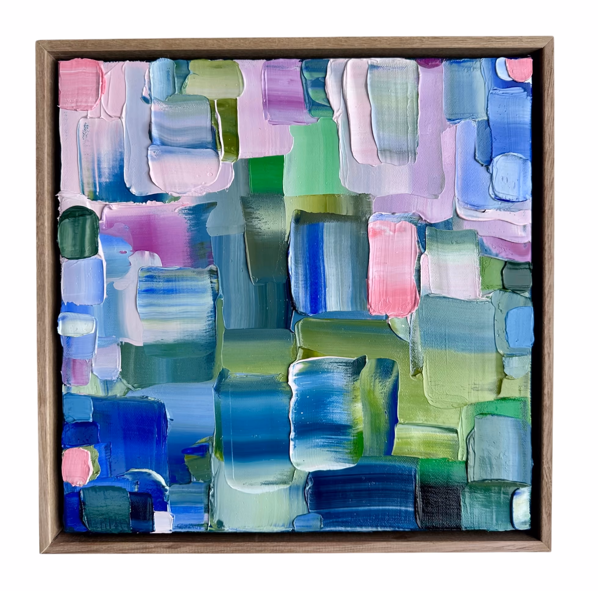 'What's for Desert' Oil on canvas (2026) 330 x 330mm (framed size, Tasmanian Oak)