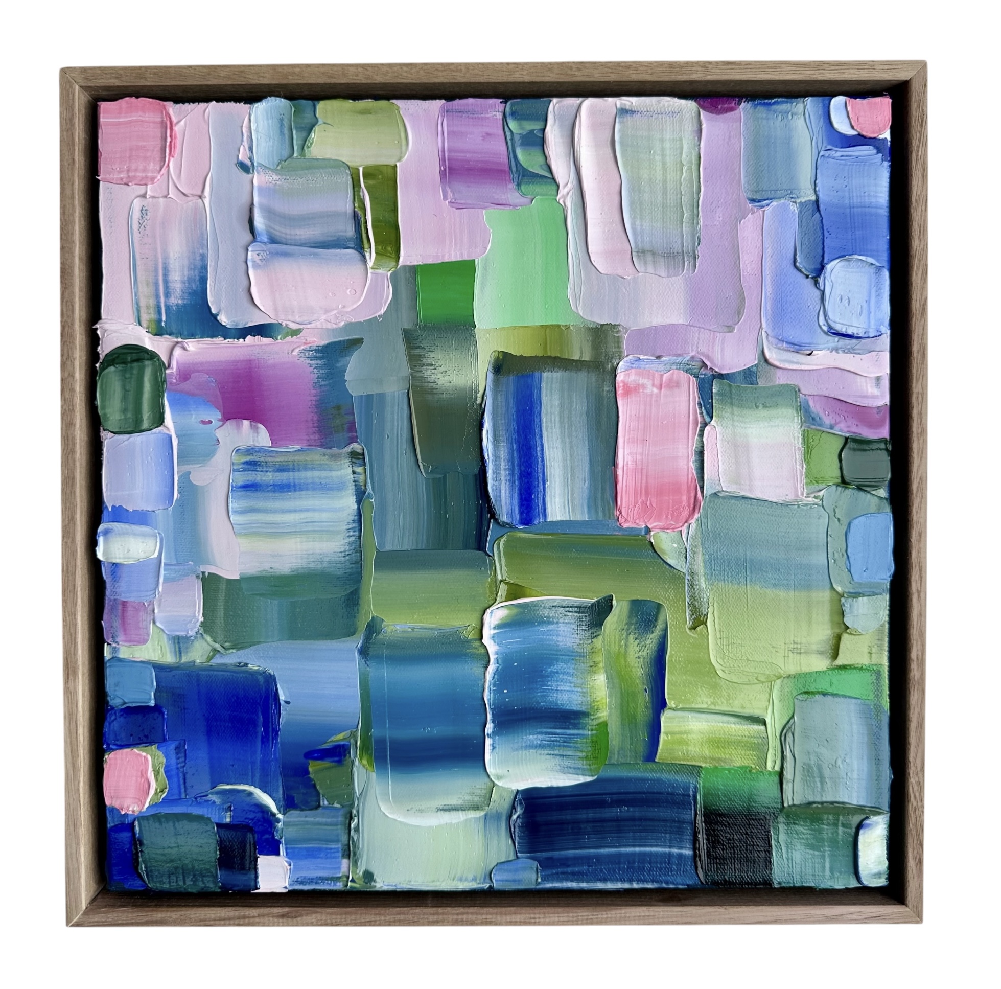 'What's for Desert' Oil on canvas (2026) 330 x 330mm (framed size, Tasmanian Oak)