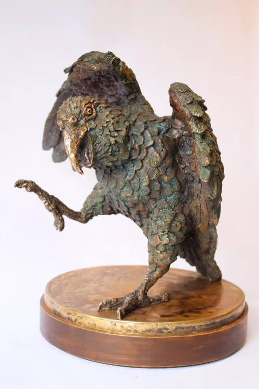 Dancing Kea (bronze, ed 5) 