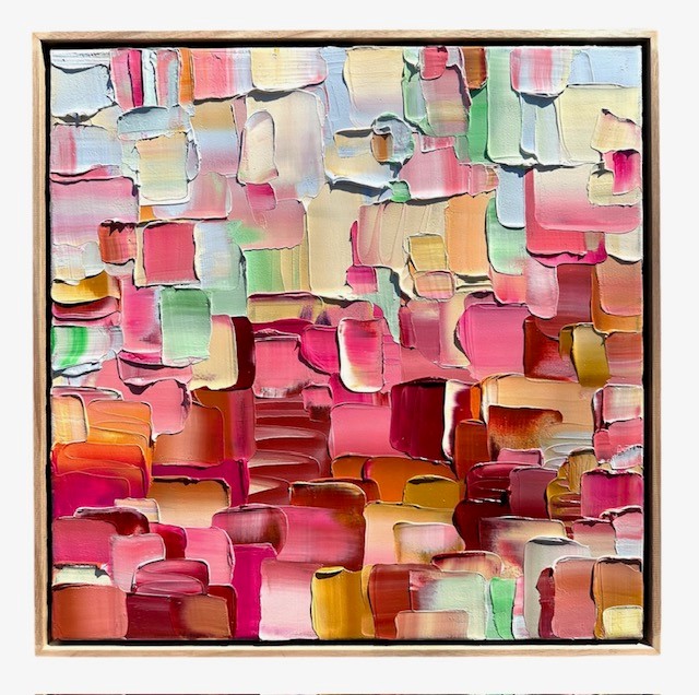 “Liar Liar Pants on Fire “ oil on canvas (framed) – 530 x 530 mm
