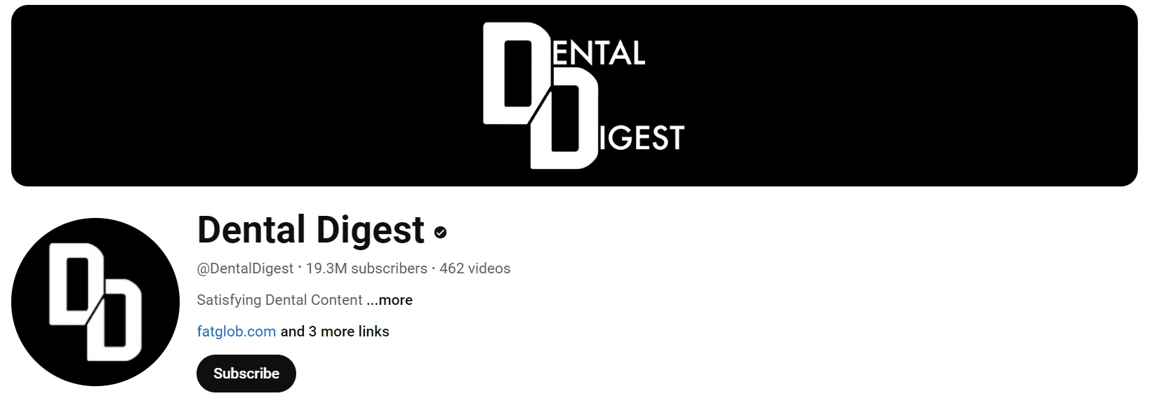 Make thumbnails professional using the Dental Digest YouTube channel