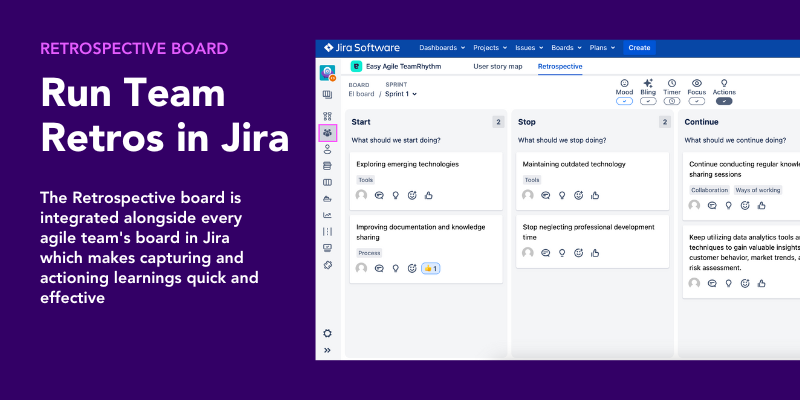 Run team retrospectives in Jira