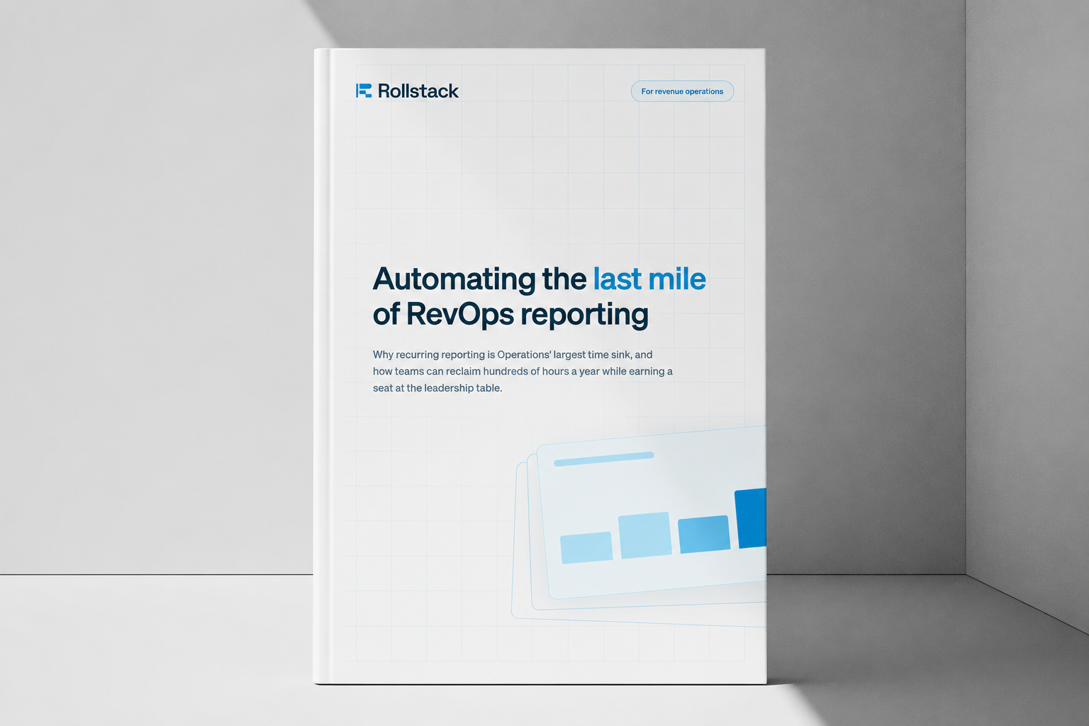 Automating the last mile of RevOps reporting — whitepaper cover