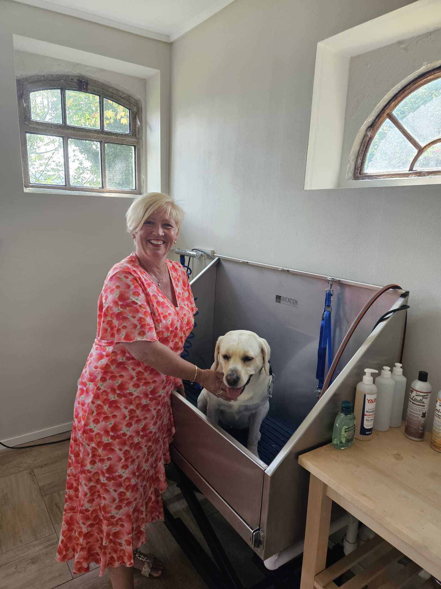 Afbeelding Helen met hond